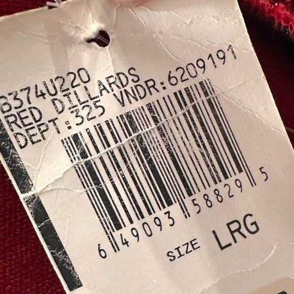 Vintage Y2K Fairy Strapless Red Sparkle Formal Party Dress Large NEW Holiday - Picture 4 of 6